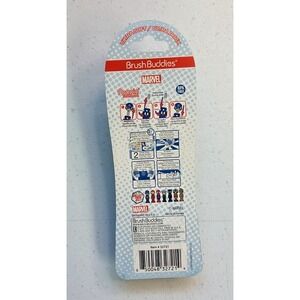 Brush Buddies Poppin' Toothbrush Soft BPA Free Brand New MARVEL Captain America